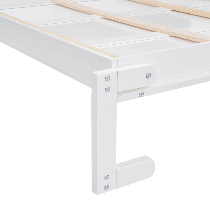 Queen Size Murphy Bed Wall Bed with Shelves