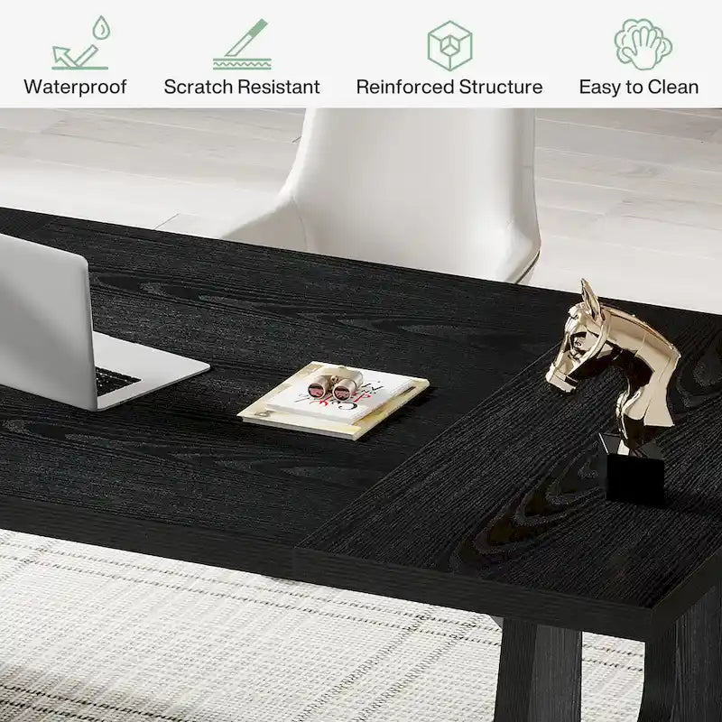 70.9 Inches Executive Desk Rectangular Computer Office Desk with Large Desktop