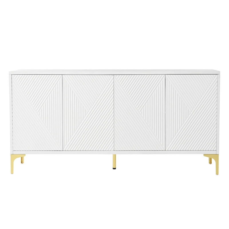Buffet Cabinet with with Adjustable Shelves for Living Room