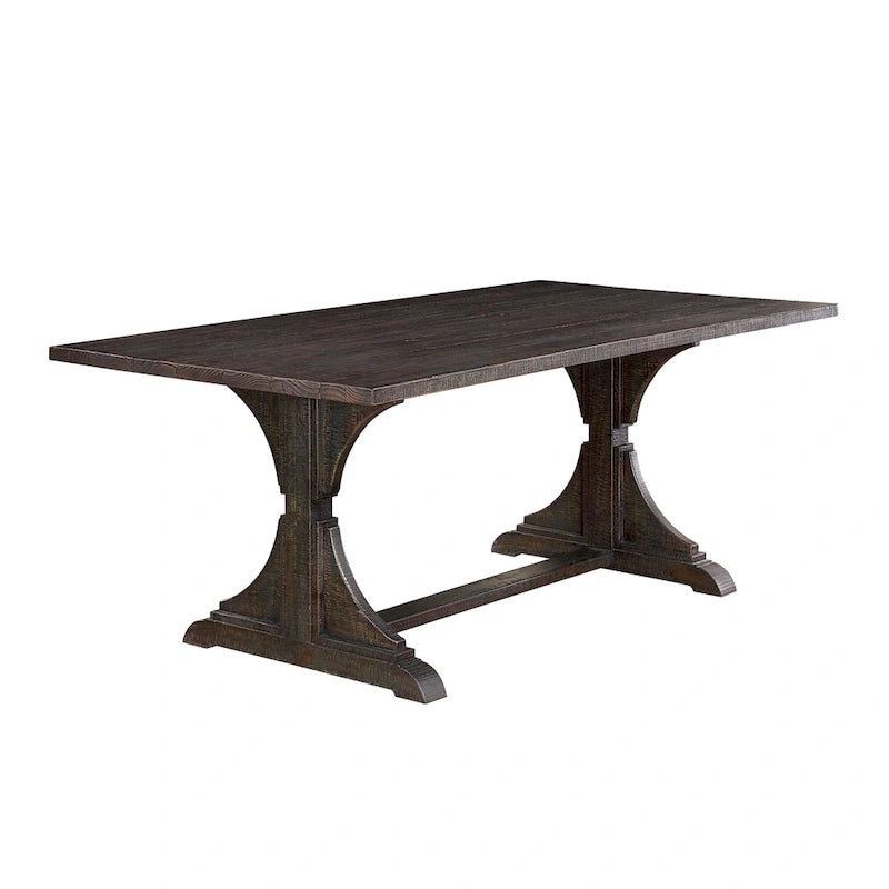 76-inch Solid Wood Dining Table