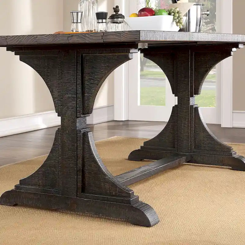 76-inch Solid Wood Dining Table
