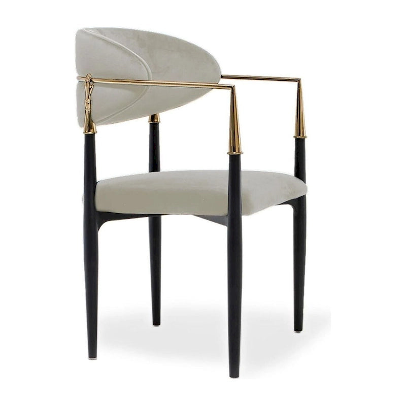 Gold Stainless Steel Dining Chair