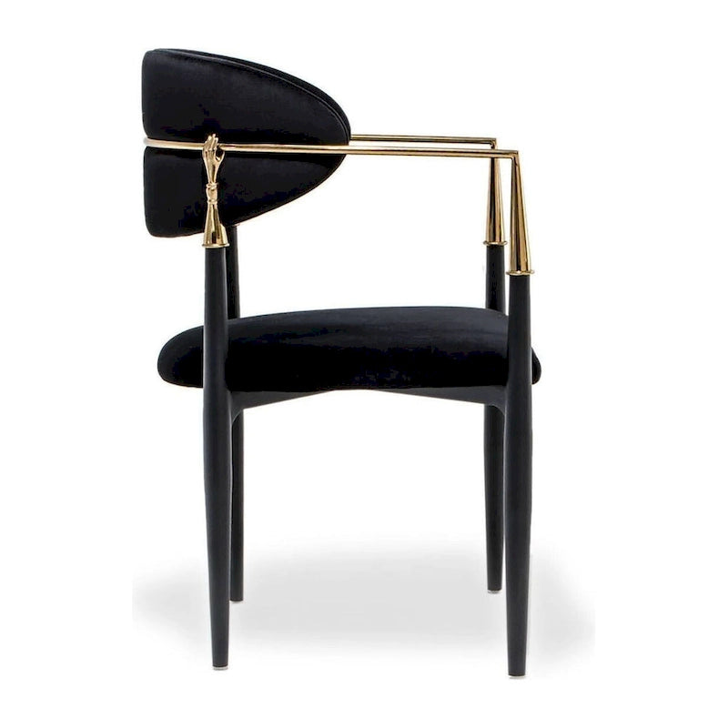 Gold Stainless Steel Dining Chair