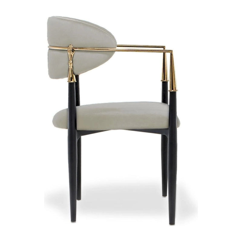 Gold Stainless Steel Dining Chair