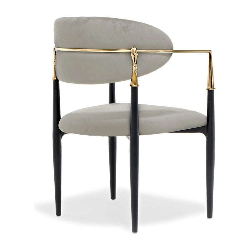 Gold Stainless Steel Dining Chair