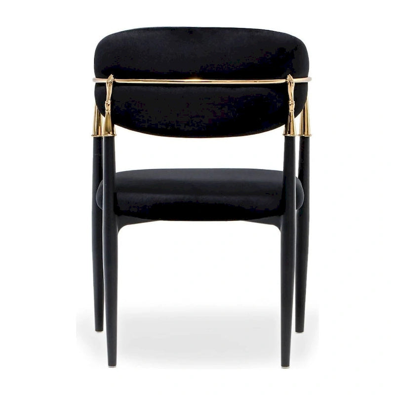 Gold Stainless Steel Dining Chair