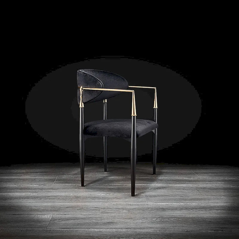 Gold Stainless Steel Dining Chair