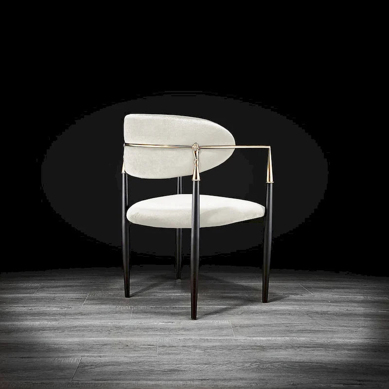 Gold Stainless Steel Dining Chair