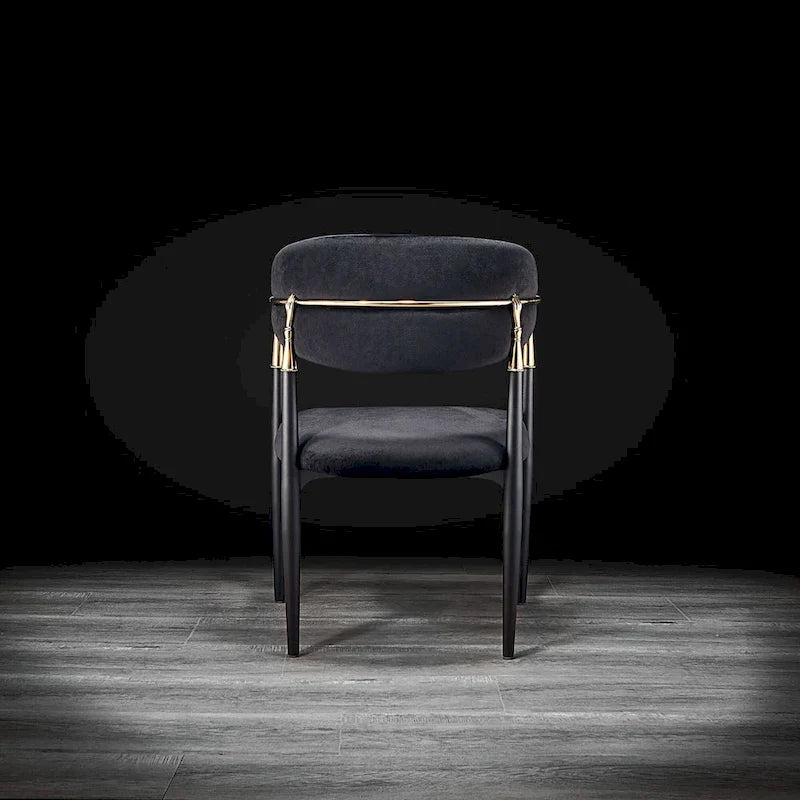 Gold Stainless Steel Dining Chair
