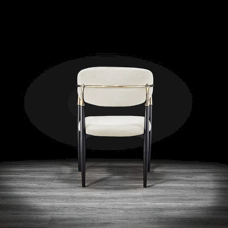 Gold Stainless Steel Dining Chair