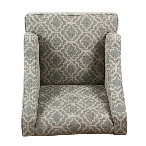 Ash Geometric Classic Swoop Arm Chair