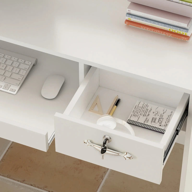 Rectangular Wood Reception Desk Secretary Desk Computer Desk