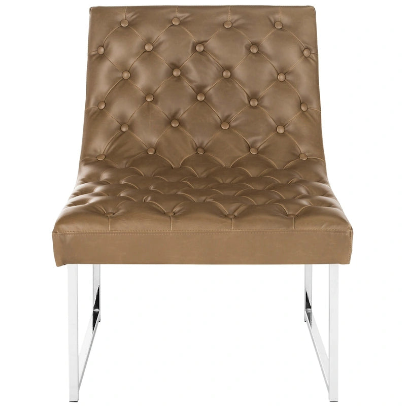 Mid-Century Modern Tufted Club Chair - 25Wx30Dx32H