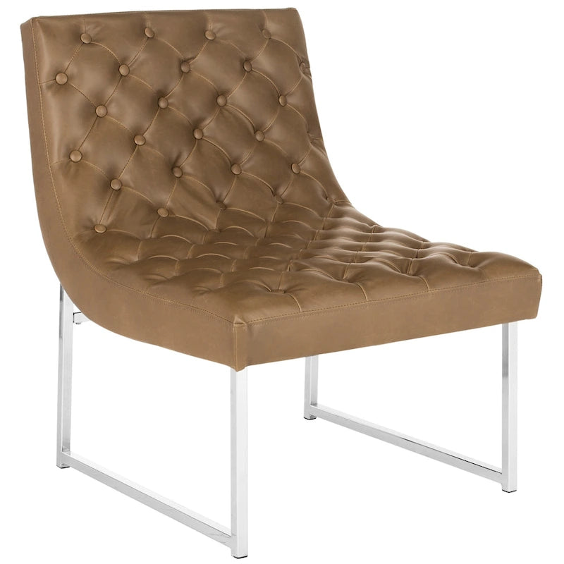 Mid-Century Modern Tufted Club Chair - 25Wx30Dx32H