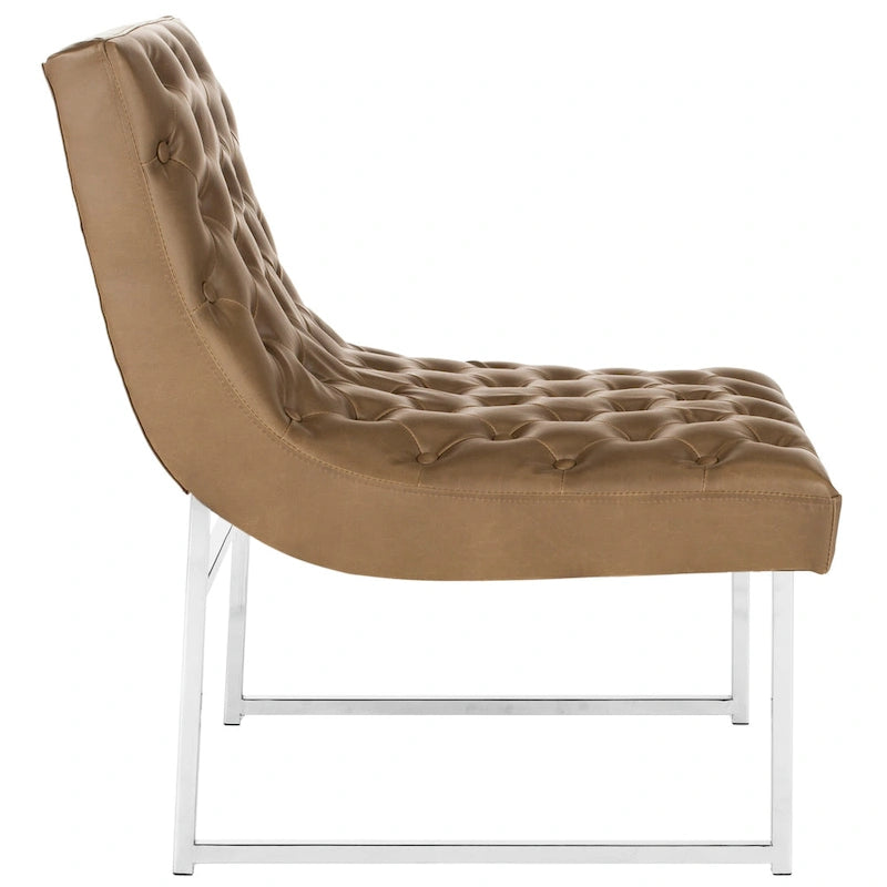 Mid-Century Modern Tufted Club Chair - 25Wx30Dx32H