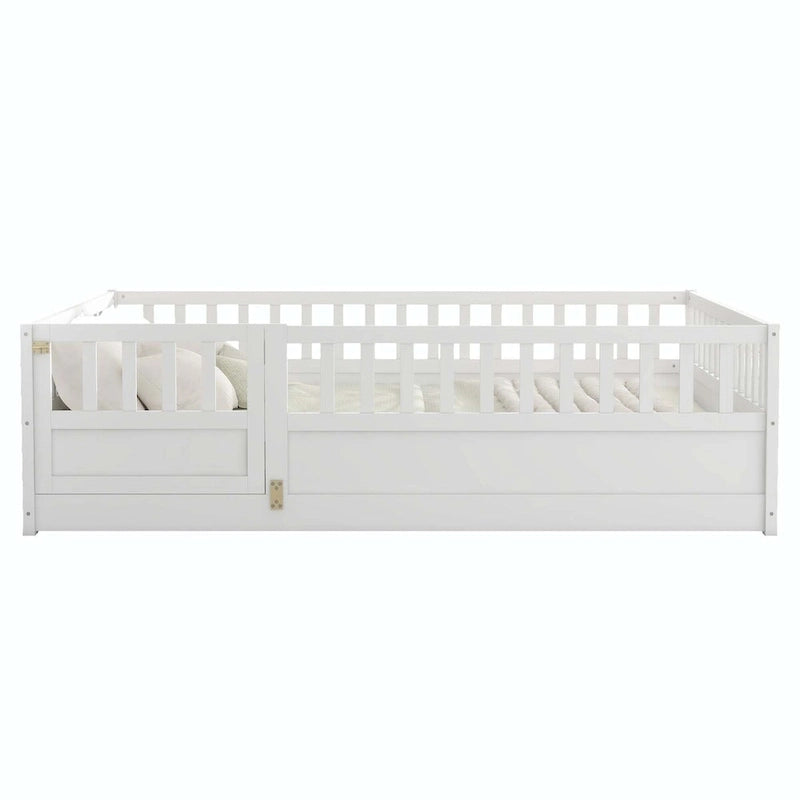 wooden children's floor bed without Support slat