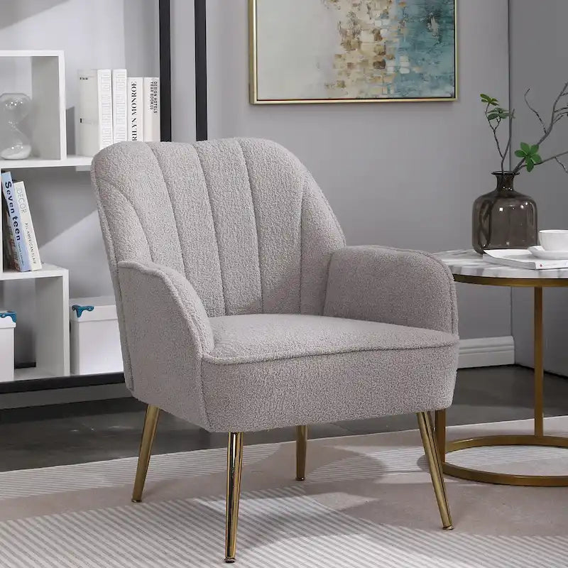 25.2-inch Wide Armrest Modern Chair