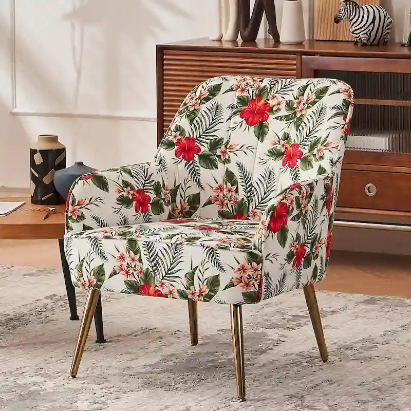 25.2-inch Wide Armrest Modern Chair