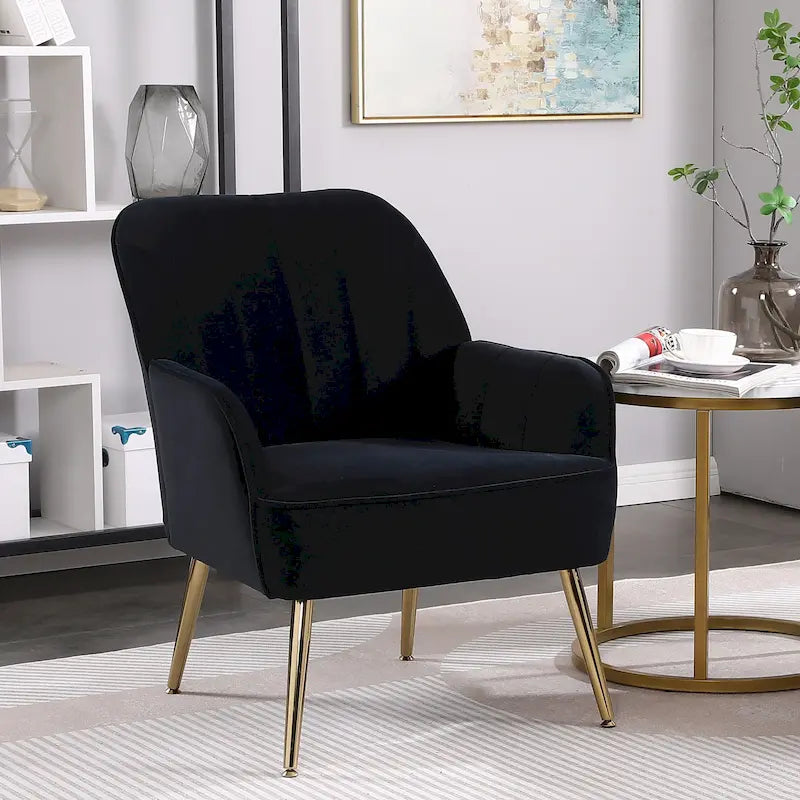 25.2-inch Wide Armrest Modern Chair