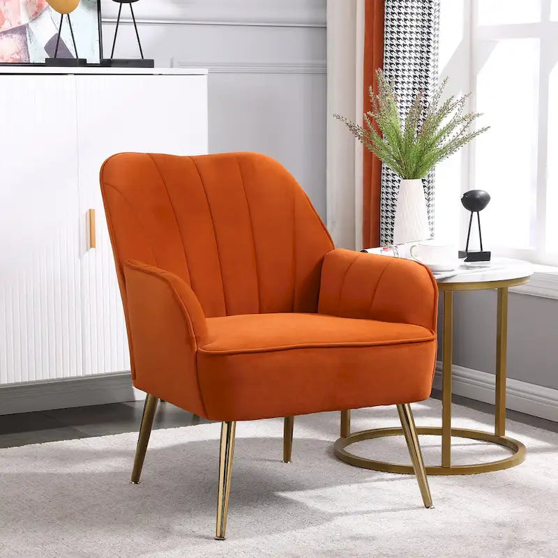 25.2-inch Wide Armrest Modern Chair
