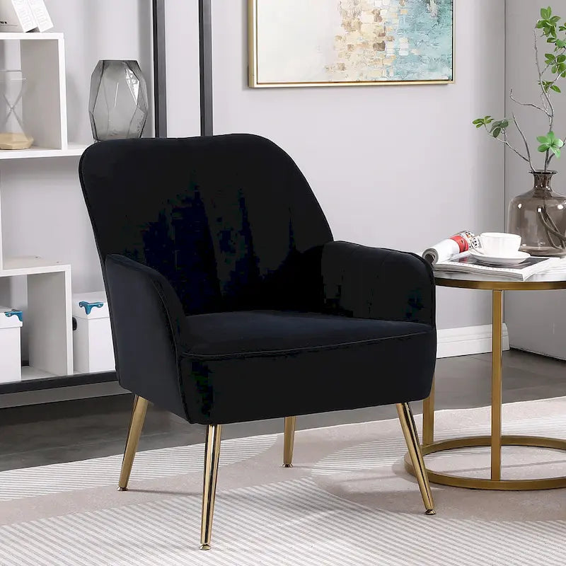 25.2-inch Wide Armrest Modern Chair