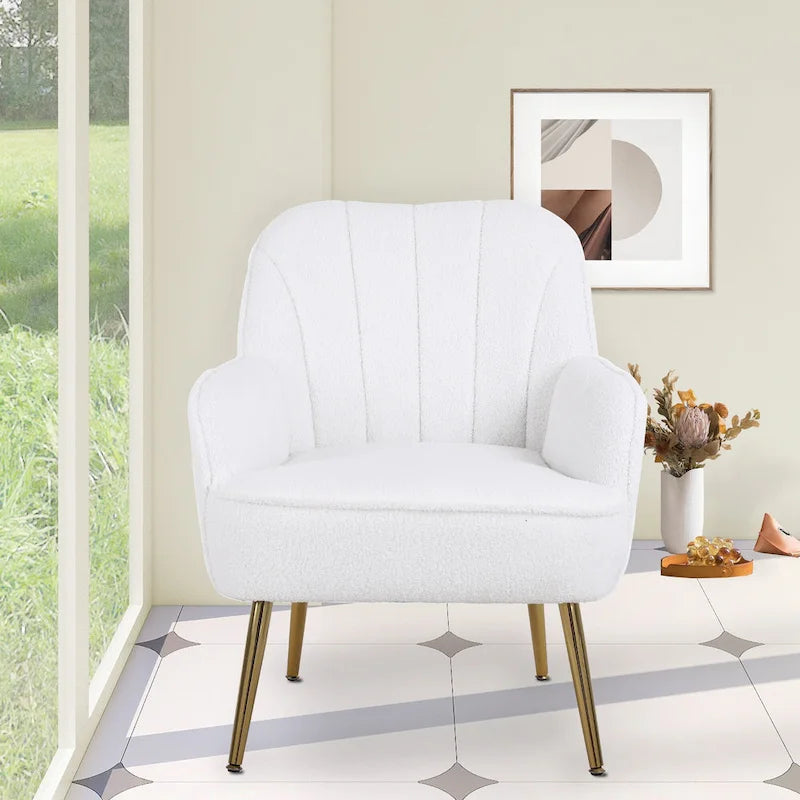 25.2-inch Wide Armrest Modern Chair