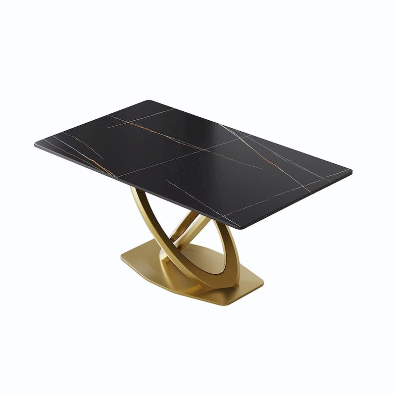 63 Dining Table, Modern Dining Table for 6