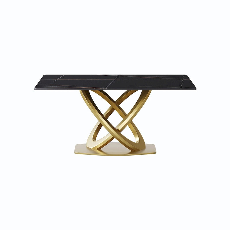 63 Dining Table, Modern Dining Table for 6