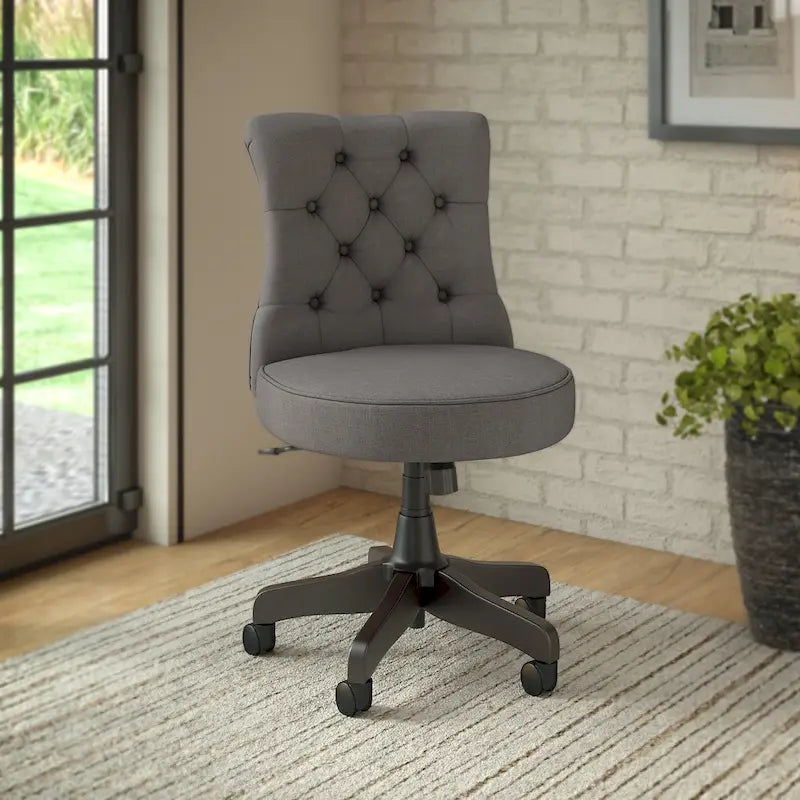 Mid Back Tufted Office Chair