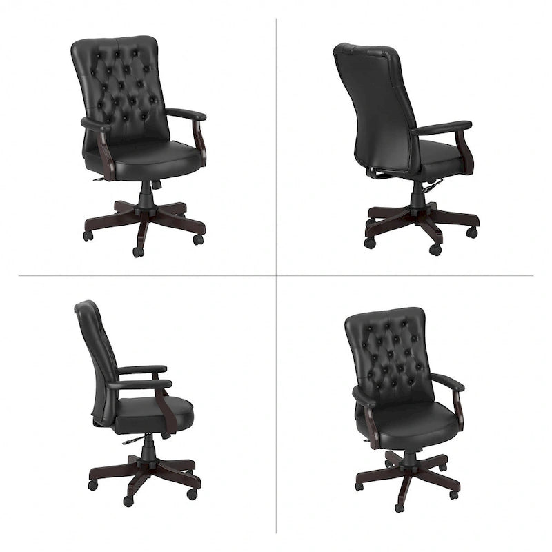 High Back Office Chair with Arms by