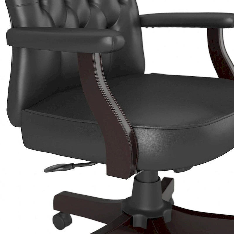 High Back Office Chair with Arms by