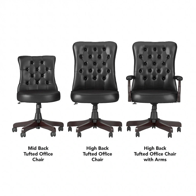 High Back Office Chair with Arms by