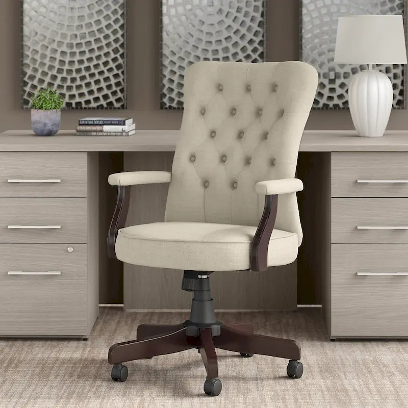 High Back Office Chair with Arms by