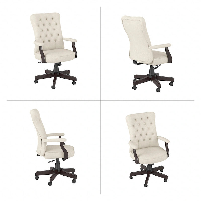 High Back Office Chair with Arms by