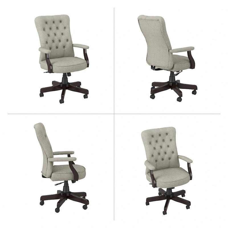 High Back Office Chair with Arms by